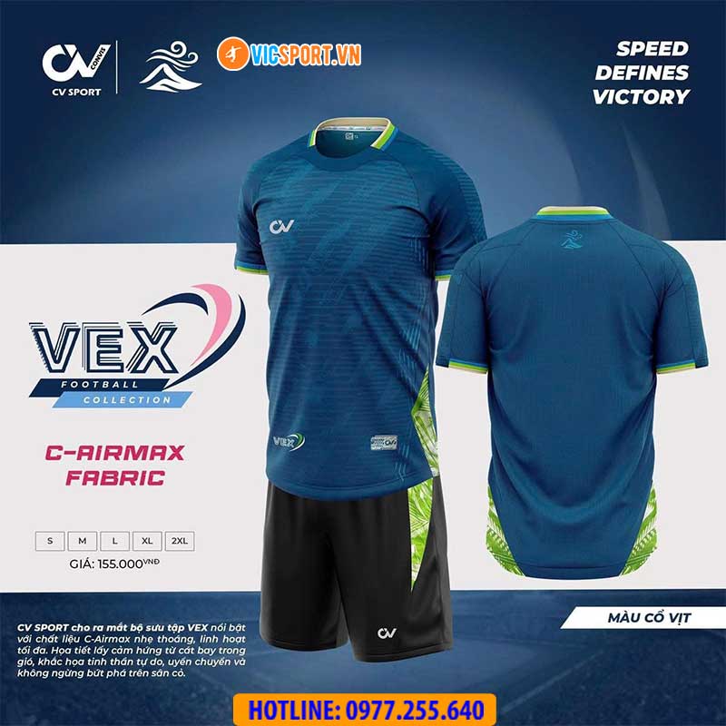 Áo đá banh không logo CV Vex - Hình ảnh 24