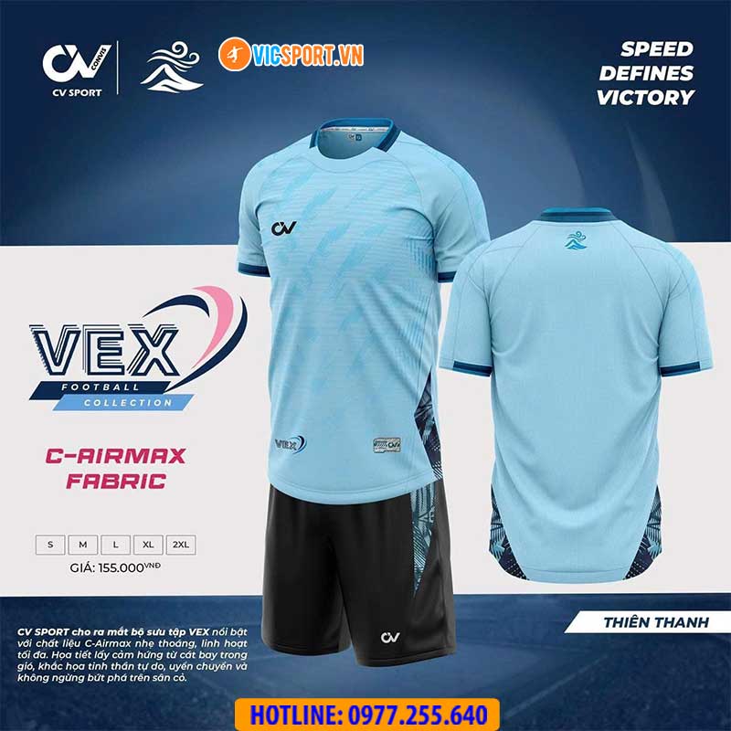 Áo đá banh không logo CV Vex - Hình ảnh 26