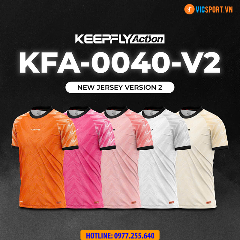 Áo đá banh thiết kế Keepfly KFA 0040 - Hình ảnh 8