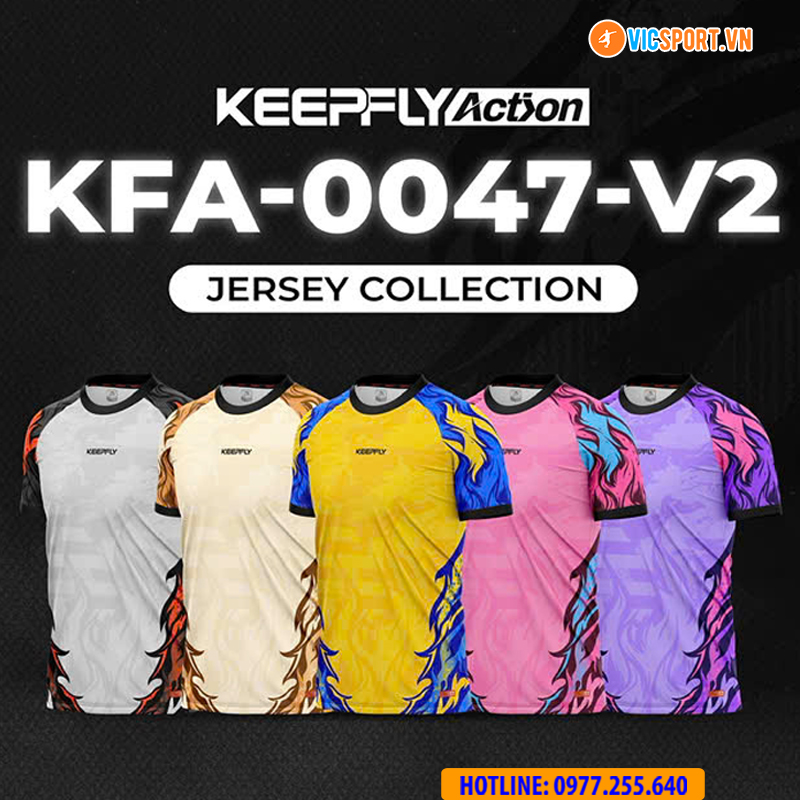 Áo đá banh thiết kế Keepfly KFA 0047 - Hình ảnh 12