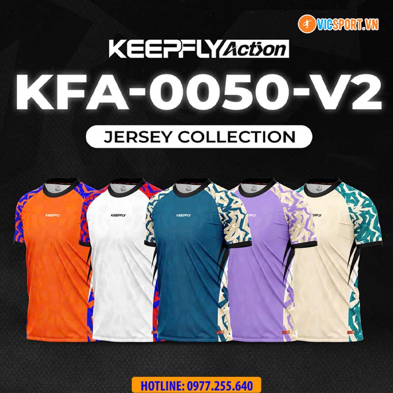 Áo đá banh thiết kế Keepfly KFA 0050 - Hình ảnh 8