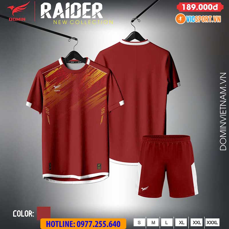 Áo đá banh không logo Domin Raider - Hình ảnh 6