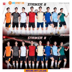 Áo đá banh không logo Justplay Striker 2