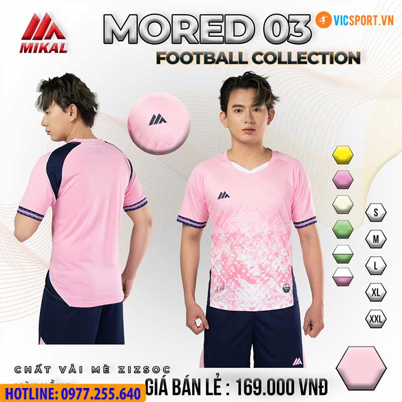Áo đá banh không logo Mikal Mored 3.0 - Hình ảnh 8