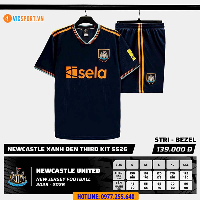 Áo đá banh Strivend Clb NewCastle United SS26 mùa giải 2025-2026 - Hình ảnh 9
