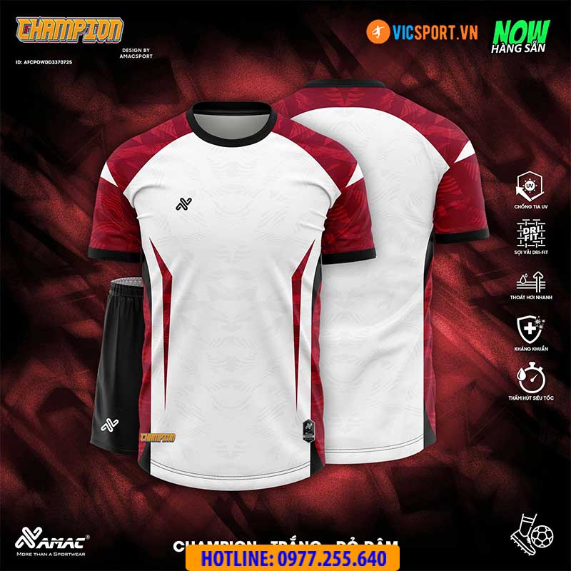 Áo đá banh thiết kế Amac Champion - Hình ảnh 7