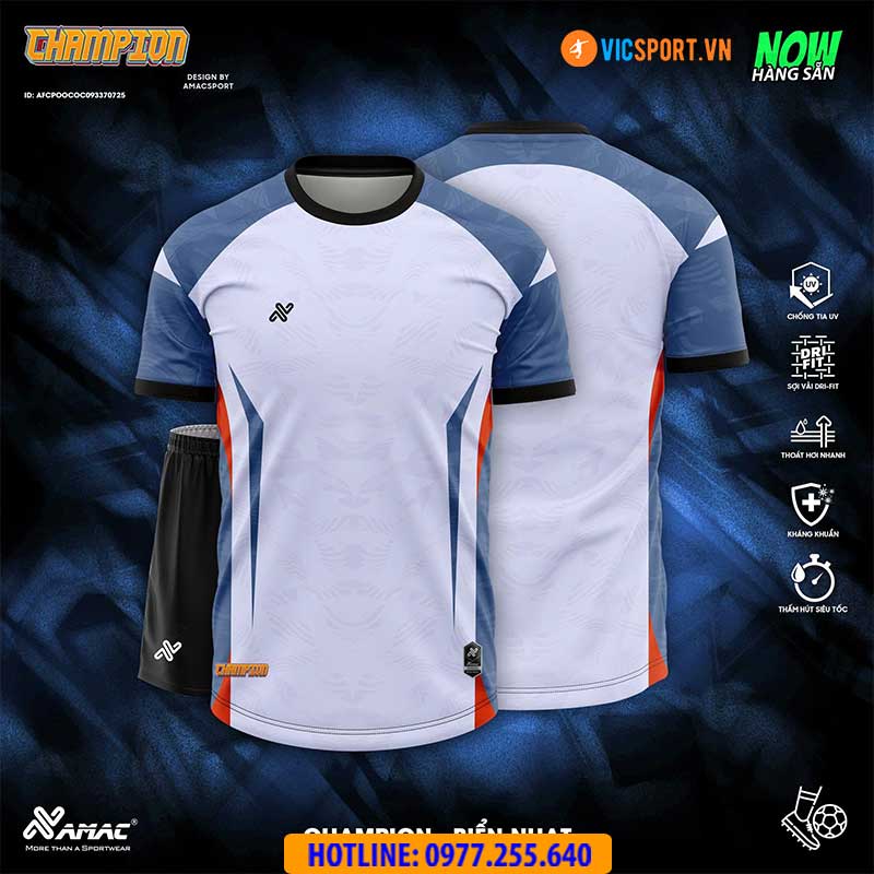 Áo đá banh thiết kế Amac Champion - Hình ảnh 9