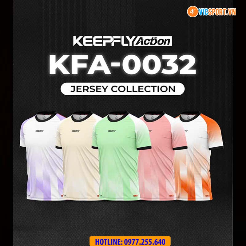 Áo đá banh thiết kế Keepfly KFA 0032