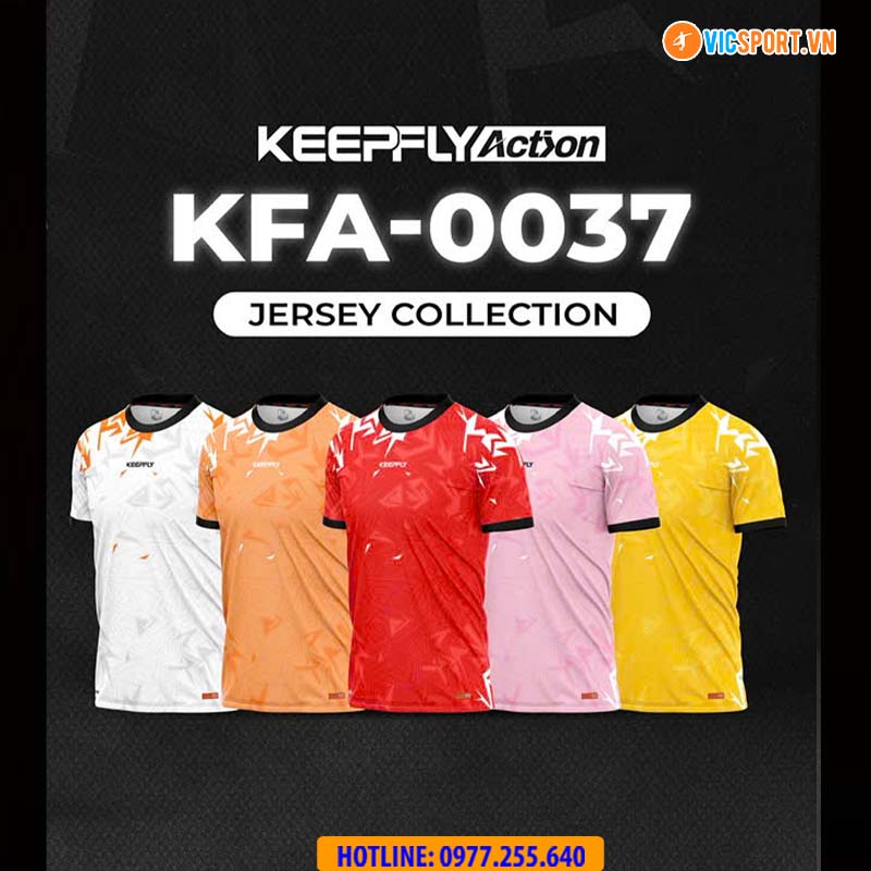 Áo đá banh thiết kế Keepfly KFA 0037