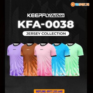 Áo đá banh thiết kế Keepfly KFA 0038