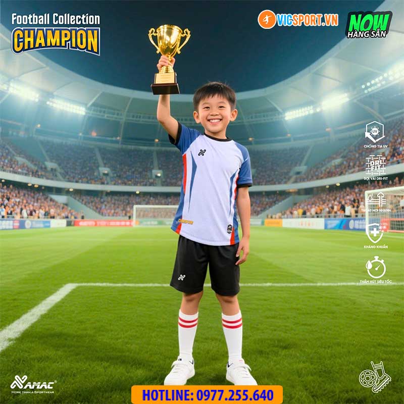 Áo đá banh thiết kế Amac Champion - Hình ảnh 24