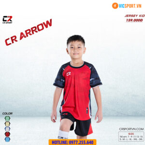 Áo đá banh trẻ em CR Arrow