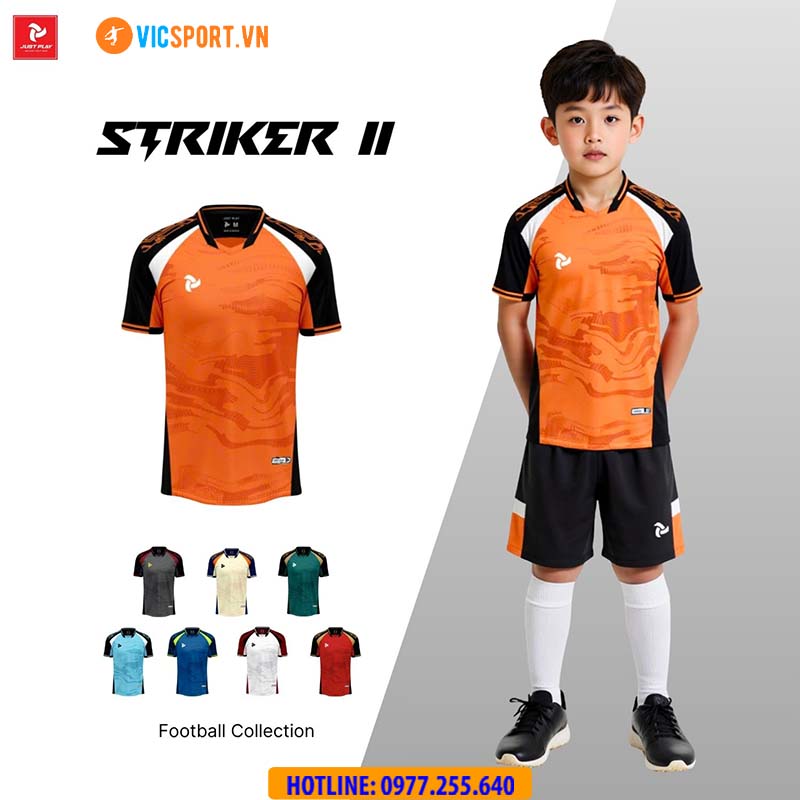 Áo đá banh trẻ em Justplay Striker 2 - Hình ảnh 4