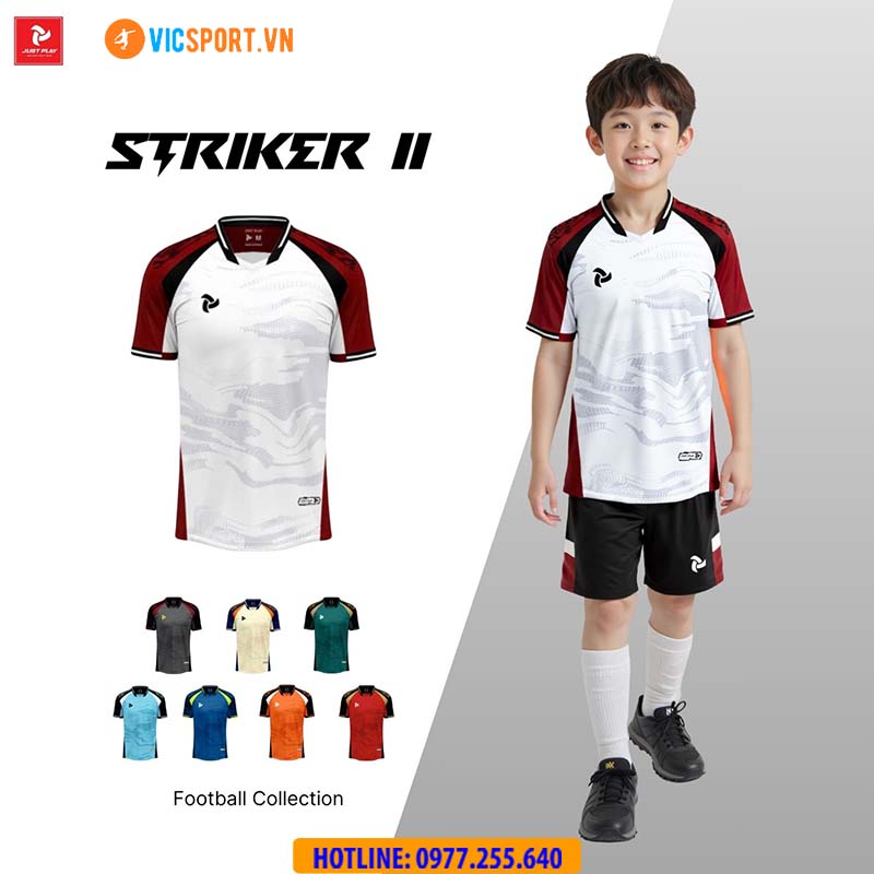 Áo đá banh trẻ em Justplay Striker 2 - Hình ảnh 8