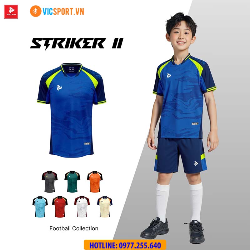 Áo đá banh trẻ em Justplay Striker 2 - Hình ảnh 10