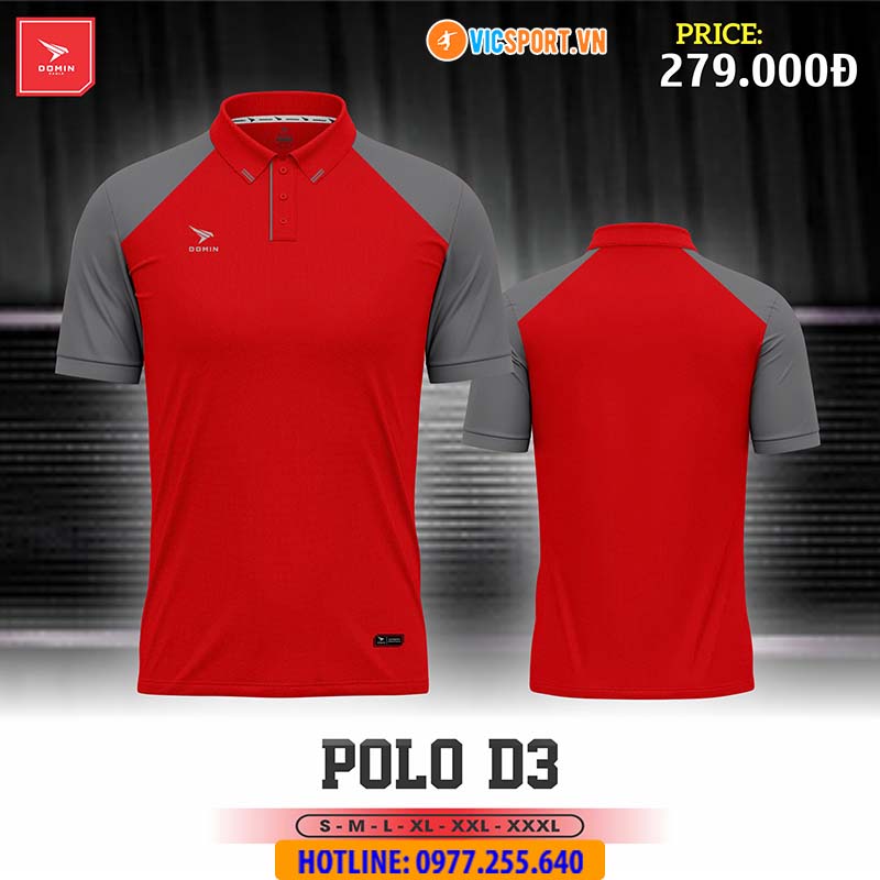 Áo polo thể thao Domin Basic D3 - Hình ảnh 7