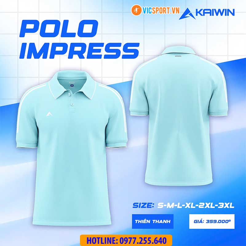 Áo polo thể thao Kaiwin Impress cao cấp - Hình ảnh 4