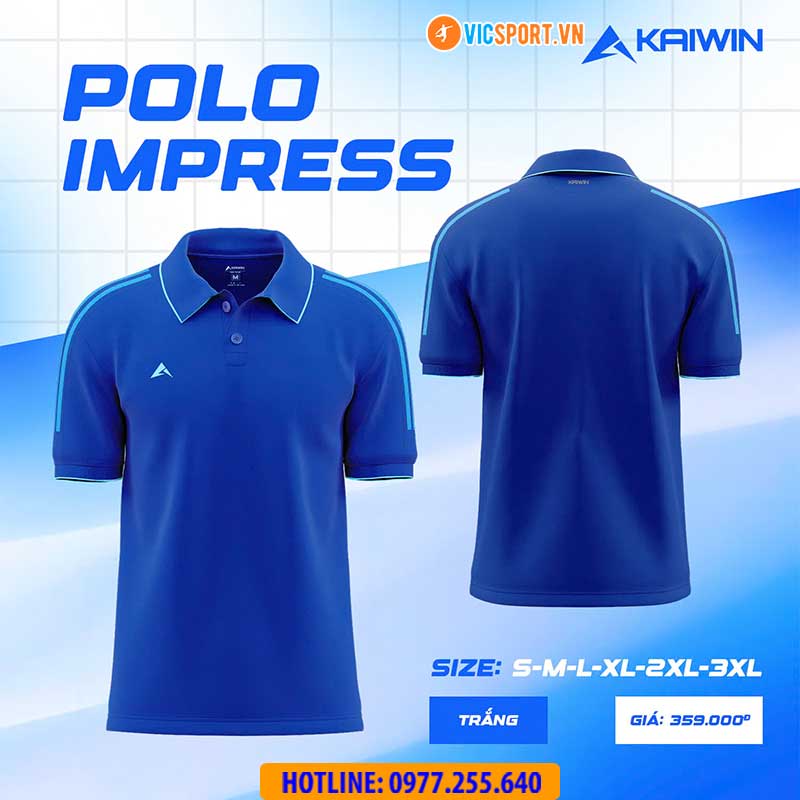 Áo polo thể thao Kaiwin Impress cao cấp - Hình ảnh 6