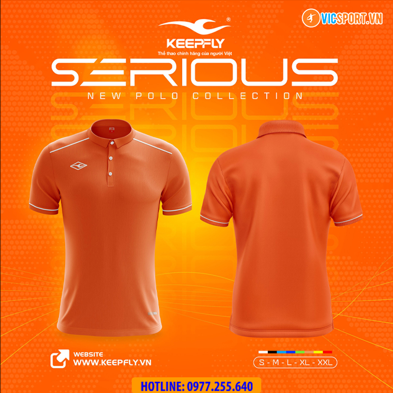 Áo thể thao polo di chuyển Keepfly Serious - Hình ảnh 30