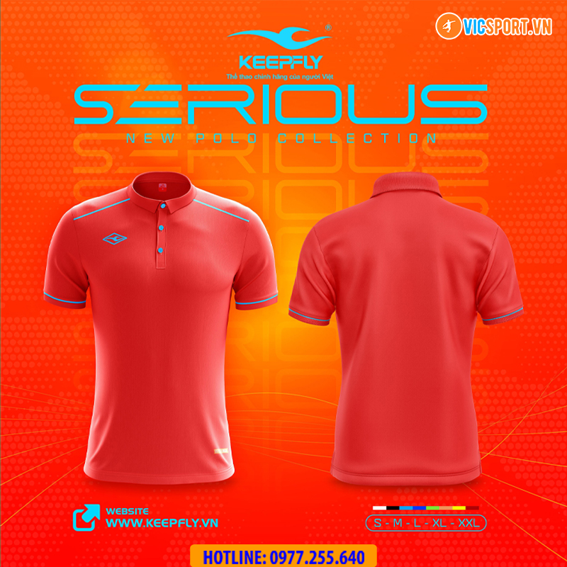 Áo thể thao polo di chuyển Keepfly Serious - Hình ảnh 28