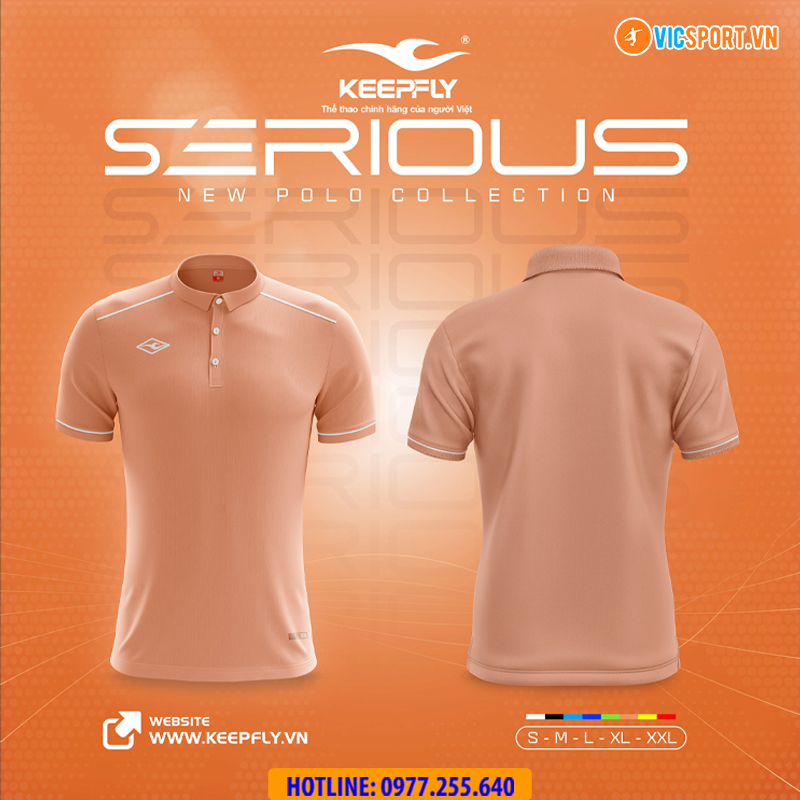 Áo thể thao polo di chuyển Keepfly Serious - Hình ảnh 27