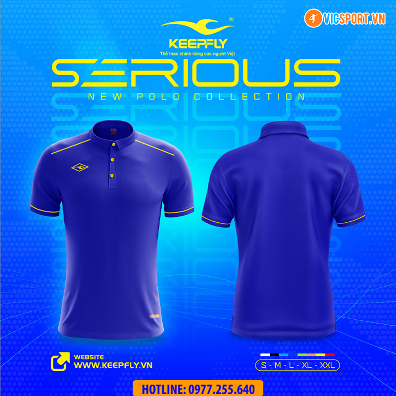 Áo thể thao polo di chuyển Keepfly Serious - Hình ảnh 25