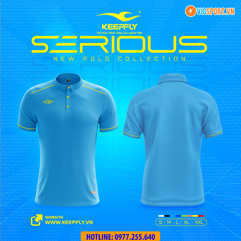 Áo thể thao polo di chuyển Keepfly Serious - Hình ảnh 22