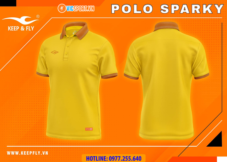 ÁO POLO SPARKY MÀU VÀNG - Hình ảnh 8