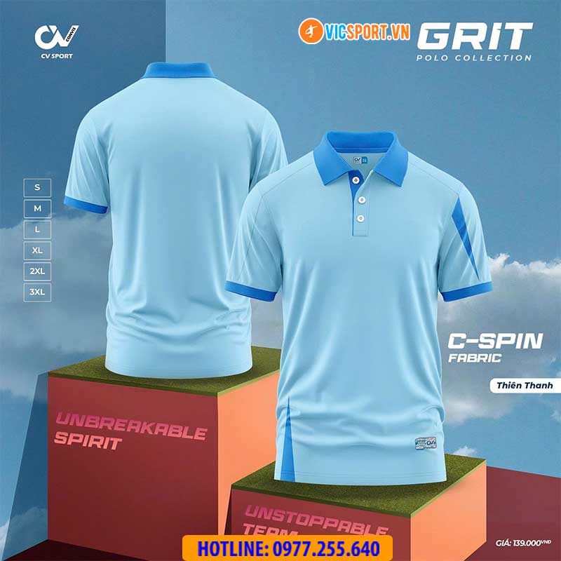 Áo polo di chuyển CV Grit - Hình ảnh 14