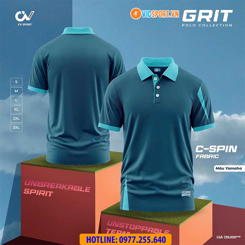 Áo polo di chuyển CV Grit - Hình ảnh 18
