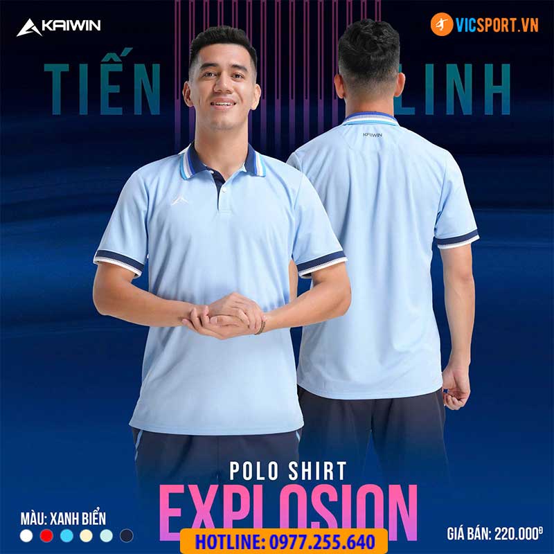 Áo polo thể thao Kaiwin Explosion - Hình ảnh 5