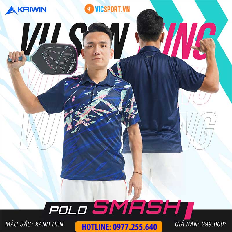 Áo thể thao polo di chuyển Kaiwin Smash - Hình ảnh 7