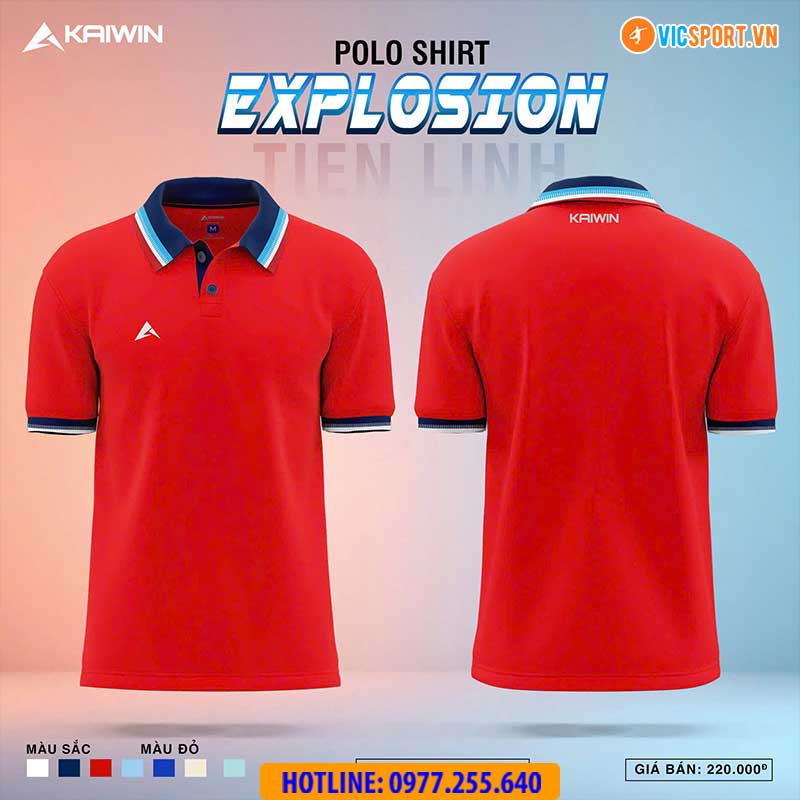 Áo polo thể thao Kaiwin Explosion - Hình ảnh 12