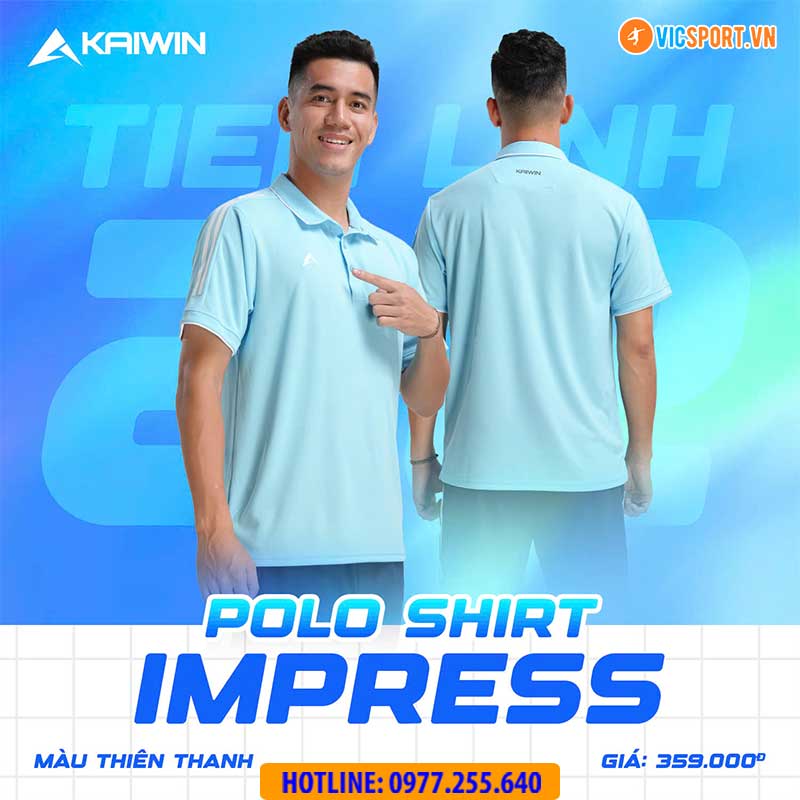 Áo polo thể thao Kaiwin Impress cao cấp - Hình ảnh 14