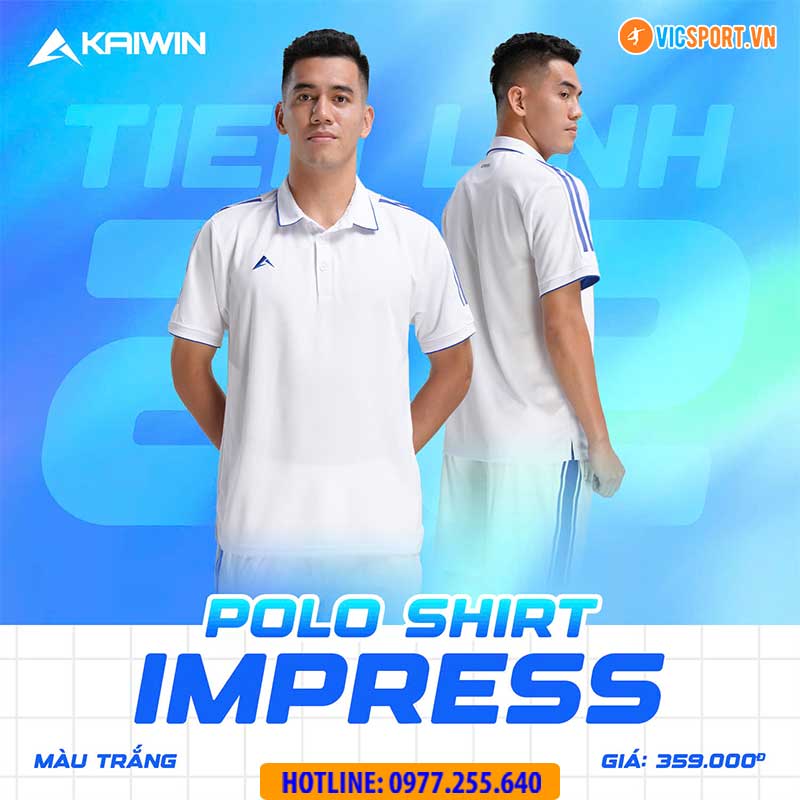 Áo polo thể thao Kaiwin Impress cao cấp - Hình ảnh 15
