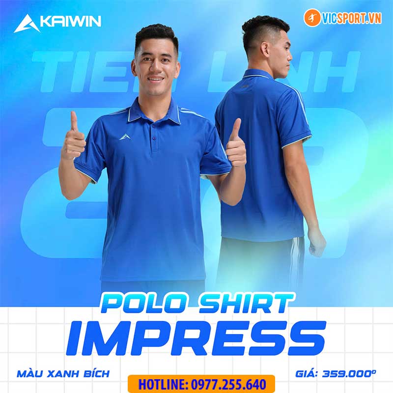 Áo polo thể thao Kaiwin Impress cao cấp - Hình ảnh 16