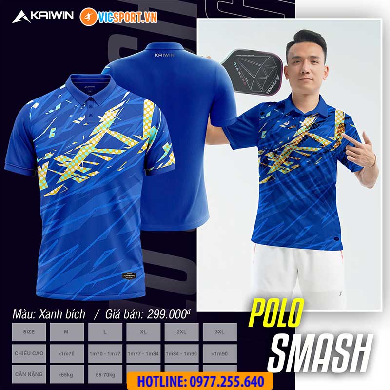 Áo thể thao polo di chuyển Kaiwin Smash - Hình ảnh 10