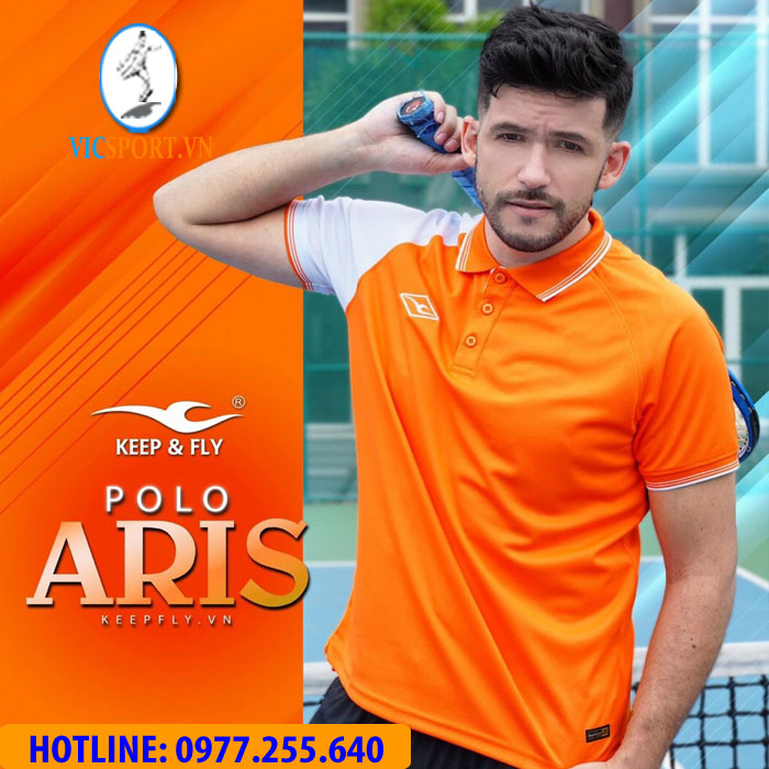 Áo thể thao polo di chuyển Keepfly Aris - Hình ảnh 16