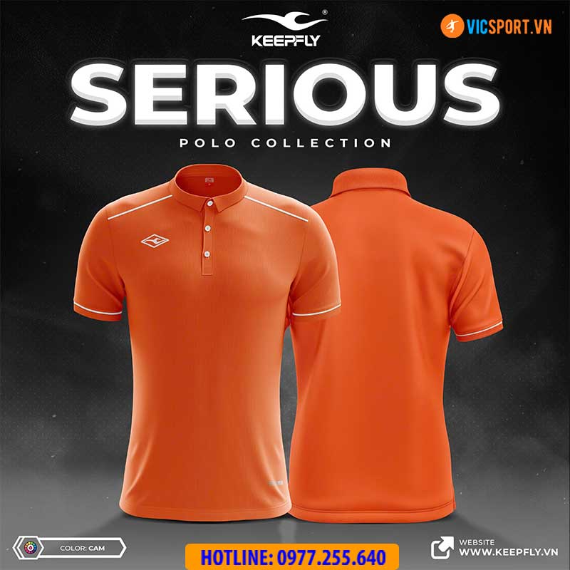 Áo thể thao polo di chuyển Keepfly Serious - Hình ảnh 3