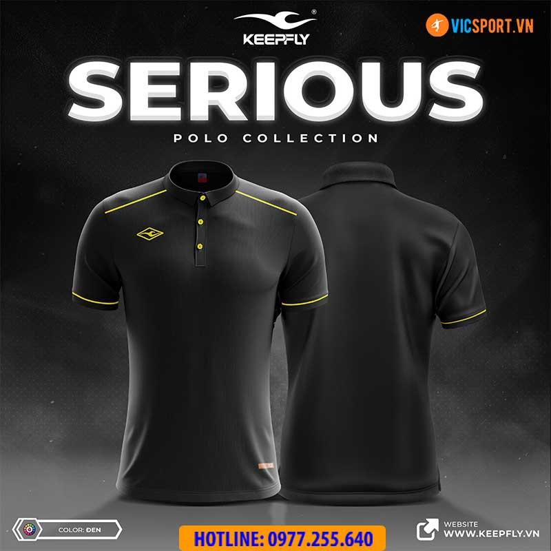 Áo thể thao polo di chuyển Keepfly Serious - Hình ảnh 5