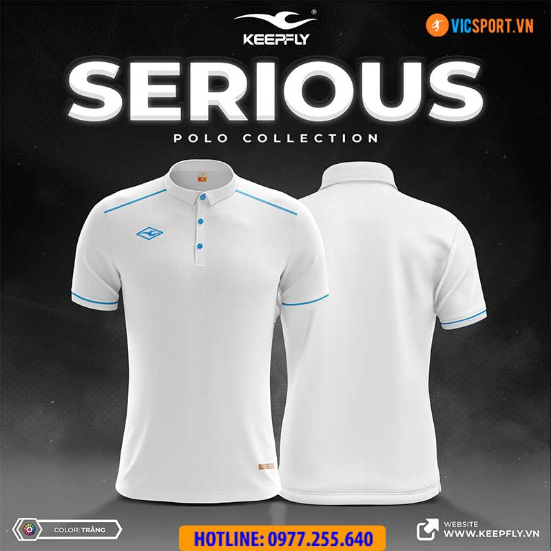 Áo thể thao polo di chuyển Keepfly Serious - Hình ảnh 10