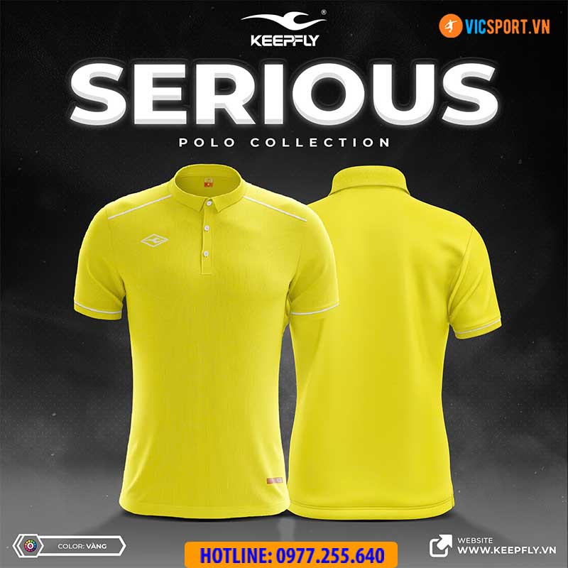 Áo thể thao polo di chuyển Keepfly Serious - Hình ảnh 8