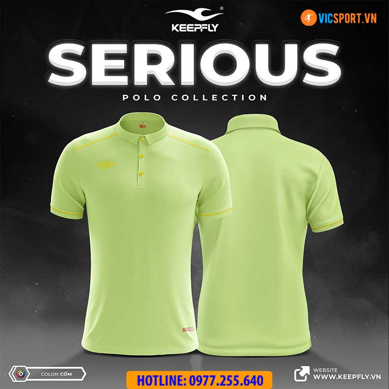 Áo thể thao polo di chuyển Keepfly Serious - Hình ảnh 4