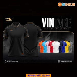 Áo thể thao polo di chuyển Keepfly Vintage