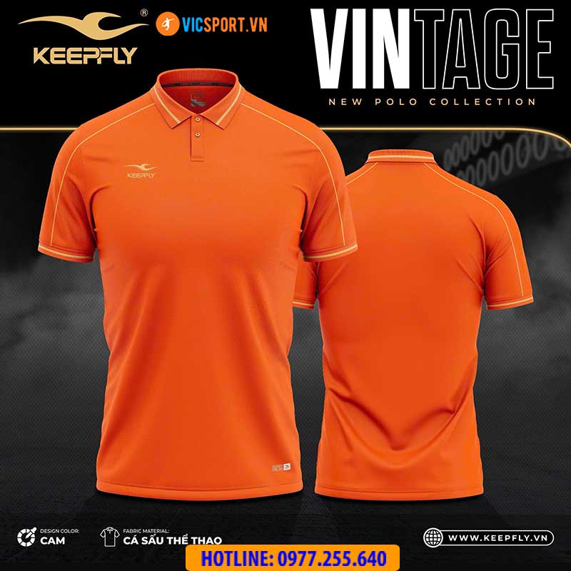 Áo thể thao polo di chuyển Keepfly Vintage - Hình ảnh 4