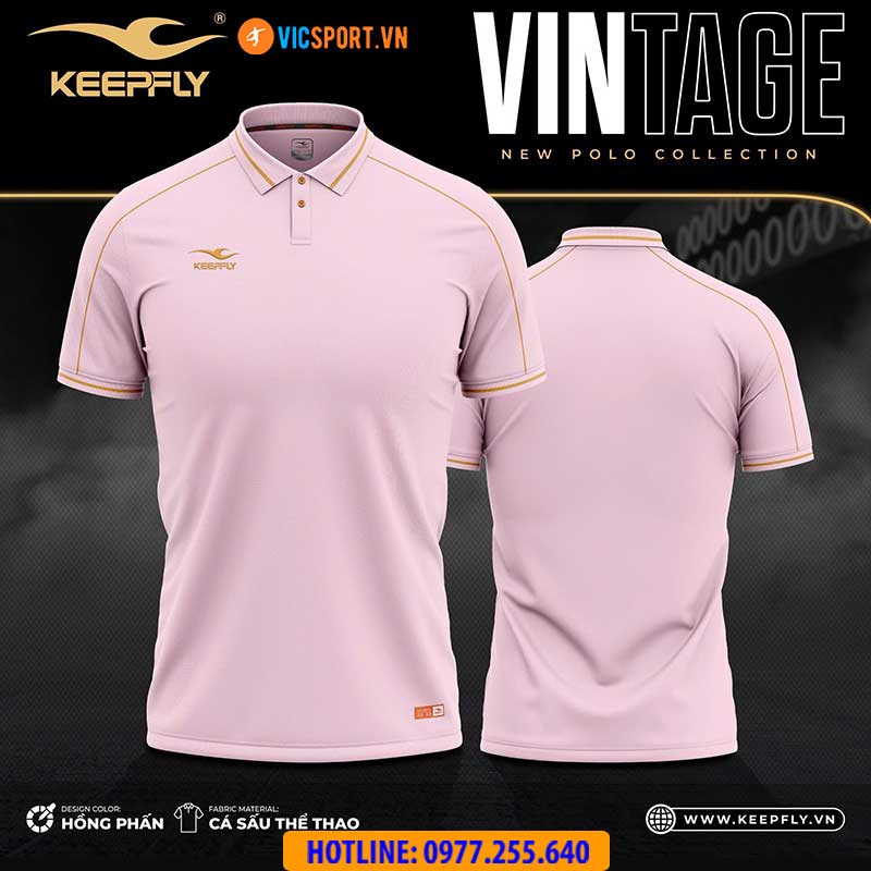 Áo thể thao polo di chuyển Keepfly Vintage - Hình ảnh 6