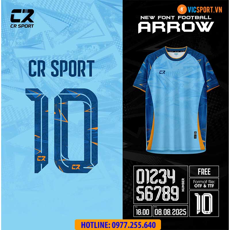 Áo đá banh không logo CR Arrow - Hình ảnh 20