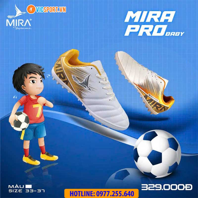 Giày đá banh trẻ em Mira Pro đế TF - Hình ảnh 5