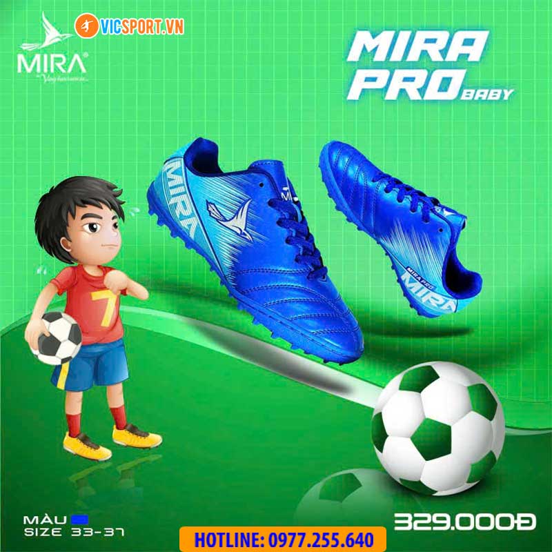 Giày đá banh trẻ em Mira Pro đế TF - Hình ảnh 6