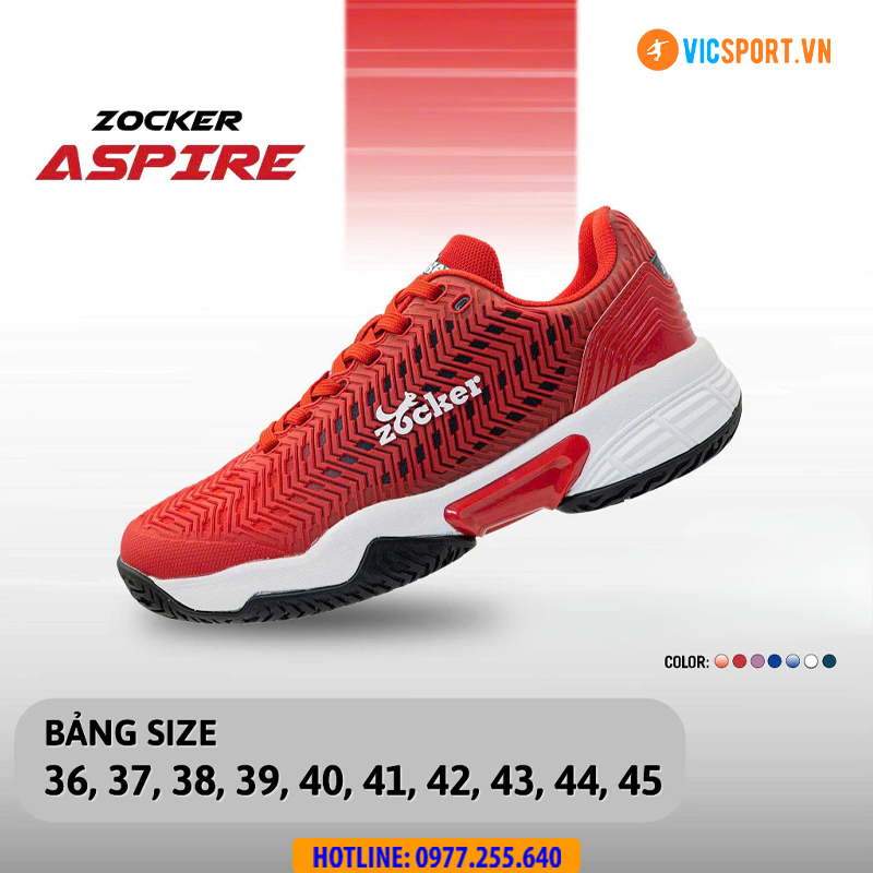 Giày thể thao Zocker Aspire đa năng cho nam và nữ - Hình ảnh 8